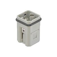 HARTING 09120123005 Inserts Han Q Hybrid male crimp insert (w/ data element)