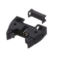 Omron Electronics XG4E-1032 Flat Cable Connectors ShortLock Plug 10Pin OpenCover 1Polarize