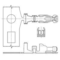 Molex 50394-8055 (Loose Piece) - Mgrid Term PhBR LOOSE PIECE