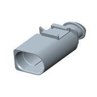 AMP Connectors - TE Connectivity 1-1703543-0 Tab Housing 2POS,TAB 2.8X0.8,TAB HSG,ASSY