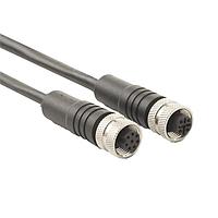 NorComp CCA-000-M01R186 Sensor Cables / Actuator Cables M5 4 pos Male/Male straight/straight 1m