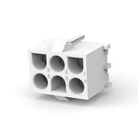 AMP Connectors - TE Connectivity 643424-1 Headers 06P UMNL HDR ASSY PO