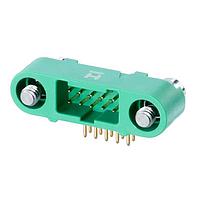 Harwin G125-MH11005M4P Shrouded G125-SL MALE HORIZ PCT W/ BMOUNT 10-WAY