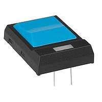 NKK Switches JF15RP3GC Tactile Switches SPST SPOT SQ BLU/RED
