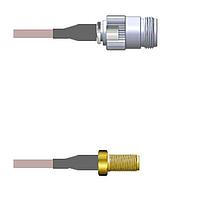 Amphenol Custom Cable Q-2002V0005096i RF Cable Assemblies N-SJ/SMA-SJ G316 96I