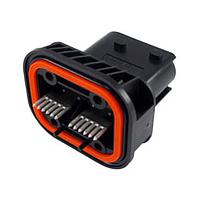 AMP Connectors - TE Connectivity 2282162-1 Automotive Connectors 2POS,TAB 9.5X1.2,HEADER ASSY