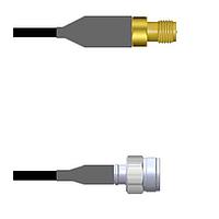 Amphenol Custom Cable Q-70059000M024i RF Cable Assemblies SMA-SJ/TNC-SP LMR24 24I