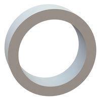 Essentra Components 17W05002 Flat Washer Flat Washer, .385 ID, .500 OD, .160 Thick
