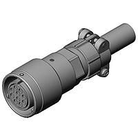 JAE Electronics JK06EF10SN2-F0 Circular MIL Spec Connector 10 Position, Socket, Cable Clamp Plug