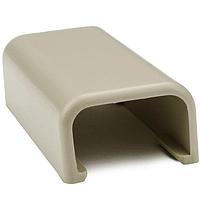HellermannTyton TSR1I-14 Wire Ducting & Raceways Splice Cover, 3/4", PVC, Ivory, 10 Individual/bg