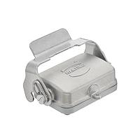 HARTING 19440065402 Hoods 6B INOX (Stainless Steel) Cover for Hood, Single Lever, w/ lanyard (FPM seal)