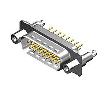 Molex / FCT 173109-0536 D-Sub Connectors - Standard Density FCT DSUB STR PLG 9 PN W/SNAPIN M3