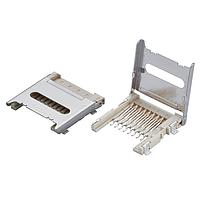 Molex 500901-0801 Card Connectors RIGHT ANGLE SMT Hinge Type