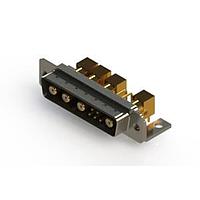 EDAC 629-9W4-240-7N4 Mixed Contact D-Sub Connectors Right-angle Power Combo D-Sub Connector