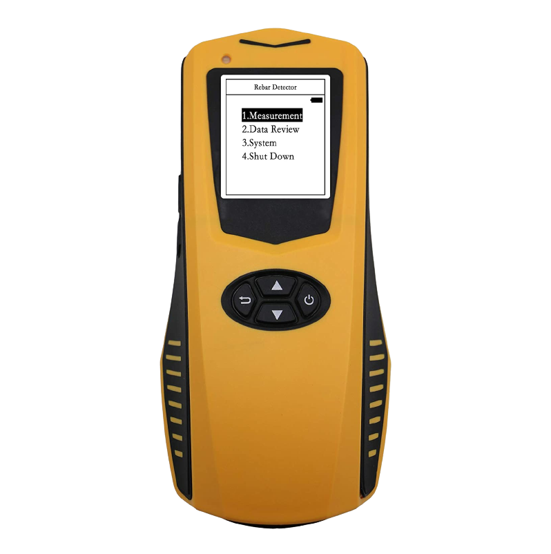 Technician support for concrete testing and rebar detection equipment