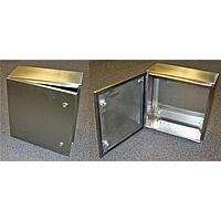 Bud Industries SNB-3731-SS Electrical Enclosures Stainless Steel Box with Keyed Quarter Turn Latch (11.8 X 9.8 X 5.9 In)