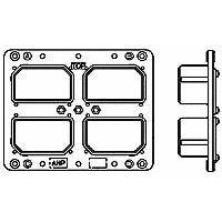 Raychem - TE Connectivity 1218231-1 Rack & Panel Connectors M4P106P106P106 P106P-2300(200)