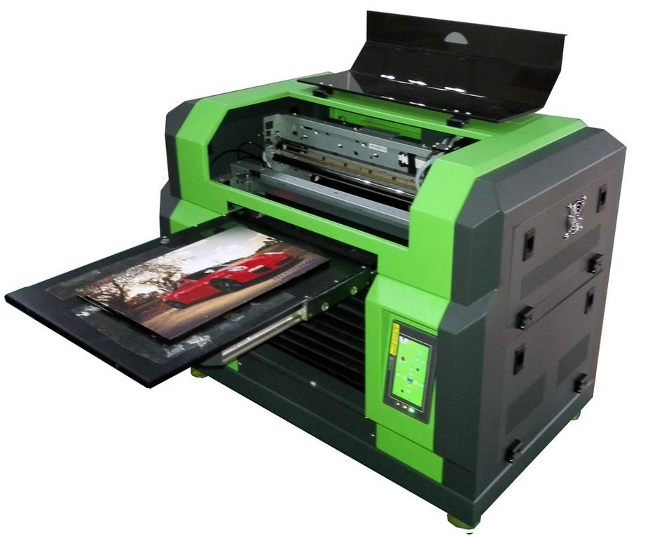 Industrial and office printing equipment for card and specialty surface printing