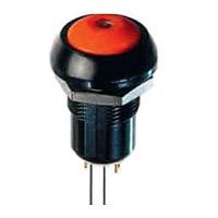 APEM IPR1Z1AD2 Sealed 1A 48VDC Off-On Dark Blue Rnd Btn QC