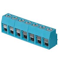 Same Sky (formerly CUI Devices) TB003V-500-P07BE Fixed Terminal Blocks Terminal block, screw type, 5.00 , vertical, 7 poles, CUI Blue, Philip's head screw, PCB mount