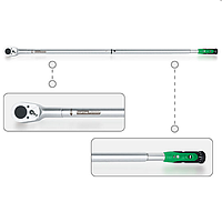 TOPTUL ANAU32A0 Micrometer Adjustable Torque Wrench (1", 200~1000 Nm)