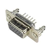 HARTING 09565515512 High Density D-Sub Connectors High Density D-Sub 78pin straight female with board locks, PLS4, 4-40UNC threading