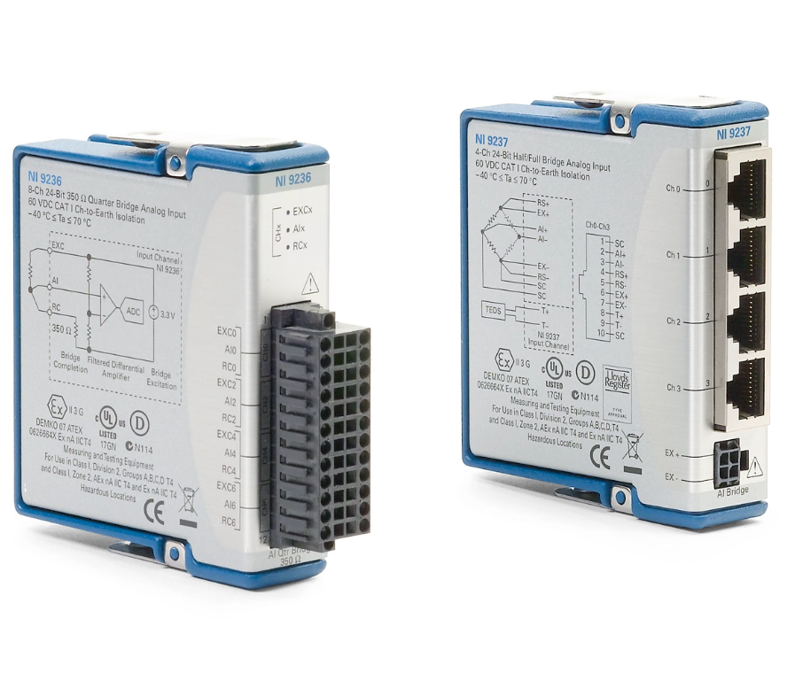 Bridge input hardware for strain, pressure, and force measurement systems