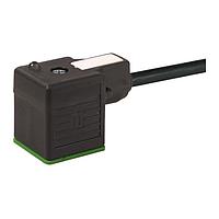 Murrelektronik 7000-18041-6160500 Sensor Cables / Actuator Cables MSUD VALVE PLUG FORM A 18MM, PVC 3X0.75 black 5m