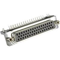 HARTING 09665527613 D-Sub Connectors - Standard Density DSUB SV FEM SSDP ANG87-254 50P AU3