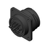 JAE Electronics JL10-2E20-18PE-B Connectors Waterproof 9-Pos. Receptacle, Panel Mt