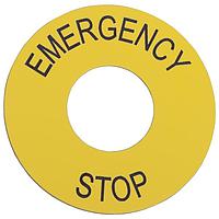 SCHNEIDER ZB2BY9330 Switch Hardware NAMEPLATE (E