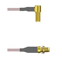 Amphenol Custom Cable Q-2S031000H006i RF Cable Assemblies SMA-RJB/SMA-SJB G142 6I