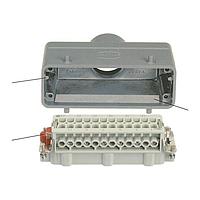 HARTING 19340100422 Hoods METAL HOOD HAN 24B 2 LVR LCKING