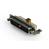 EDAC 629-21W1240-7TD Mixed Contact D-Sub Connectors Right-angle Power Combo D-Sub Connector