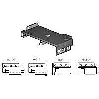 AMP Connectors - TE Connectivity 185308-1 Accessories SHIELD PLUG HSG 3W MQS