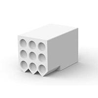 AMP Connectors - TE Connectivity 770094-1 Receptacle Housings RECPT 9P FREE HNG w/o detent lock