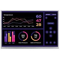 Riverdi SM-RVT101HVLFWCA0 TFT LCD Displays 10.1", LVDS, frame, atouch, CTP,air bond