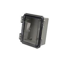 Bud Industries NBF-32202 Industrial Enclosures NEMA Enclosure ABS Poly Blend, Clear Polycarbonate Door (5.1 X 3.9 X 2.8 In)