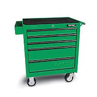 TOPTUL TCAA0501 - 5-Drawer Mobile Tool Trolley - GENERAL SERIES - GREEN