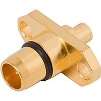 Amphenol SV Microwave 1711-60008 Cable Connectors BMA M Flang Mnt Conn 2 Hole for .085 Cbl