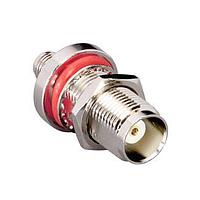 Linx Technologies - TE Connectivity ADP-SMAF-TNCF-B RF Adapters - Between Series Bulkhead SMA Female to TNC Female Adapter
