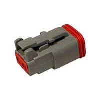 DEUTSCH - TE Connectivity DT06-2S 2-Way PLG, 2P, GRY, N
