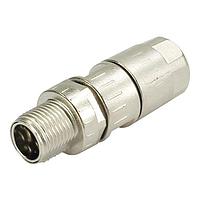 HARTING 21038811805 Straight HAR-SPEED M12CRIMP SLIMDESIGN X-CODED