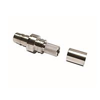 Amphenol Times Microwave Systems EZ-400-QNF-X RF Connectors / Coaxial Connectors QN-female (jack) crimp non-solder pin, no braid trim