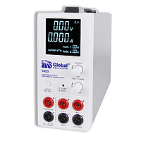 GLOBAL 1403 100W Triple Output Switching DC Power Supply (1.0 ~ 20 VDC; 0.25 ~ 5 A)