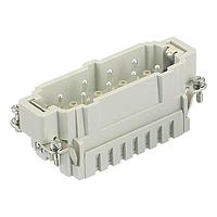 HARTING 09340062616 Inserts MALE INSERT 6 POLES CAGE CLAMP