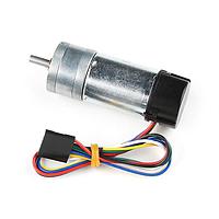 SparkFun ROB-17754 Metal Gearmotor with Encoder Metal Gearmotor with Encoder - 12V (9.7:1)