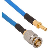 Amphenol SV Microwave FQSMP-085-P12DSMPM-120 RF Cable Assemblies SMP F QB to SMPM (Size 12) 12"Cable