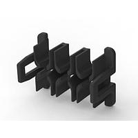 AMP Connectors - TE Connectivity 1971778-3 Accessories 2 X 3 150C BLK TPA-Locking Plate