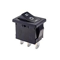 E-Switch R1966DBLKBLKBF Rocker Switches 15A 125VAC SPDT On-Off-On